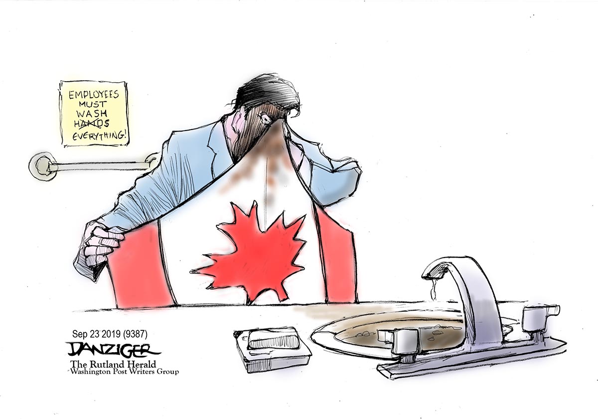 Trudeau Dirty - Danziger Cartoons