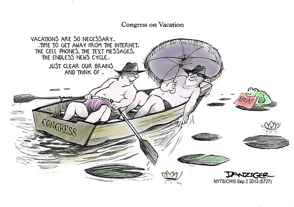 Congress On Vacation