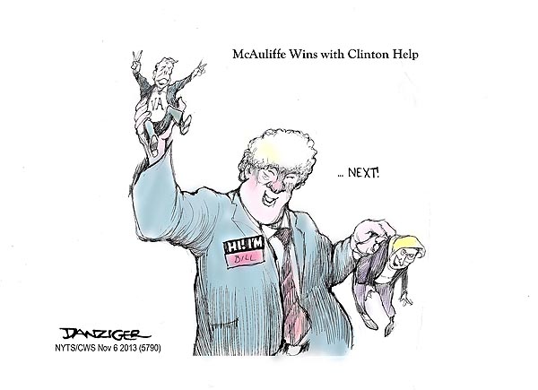 Clinton Helps McAuliffe
