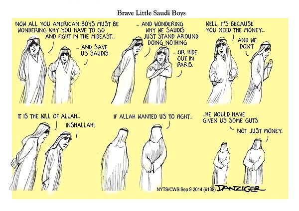 Saudis Don't Fight