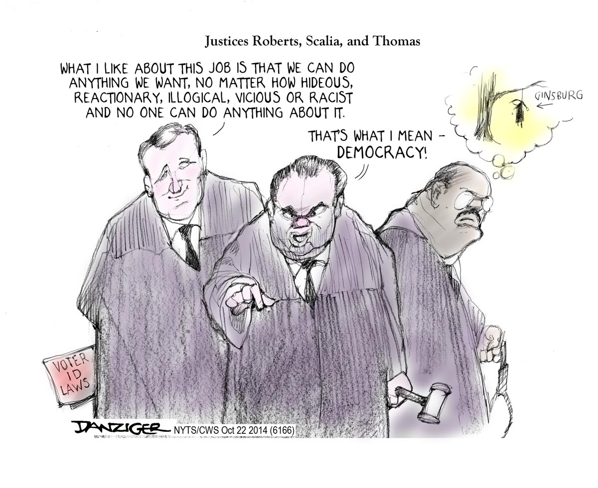 Roberts, Scalia, Thomas