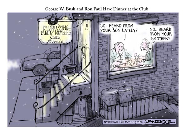 Bush W and Ron Paul