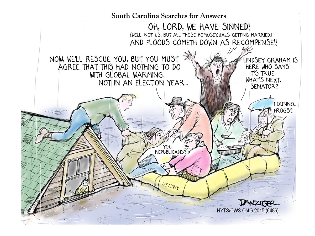 South Carolina, floods, global warming