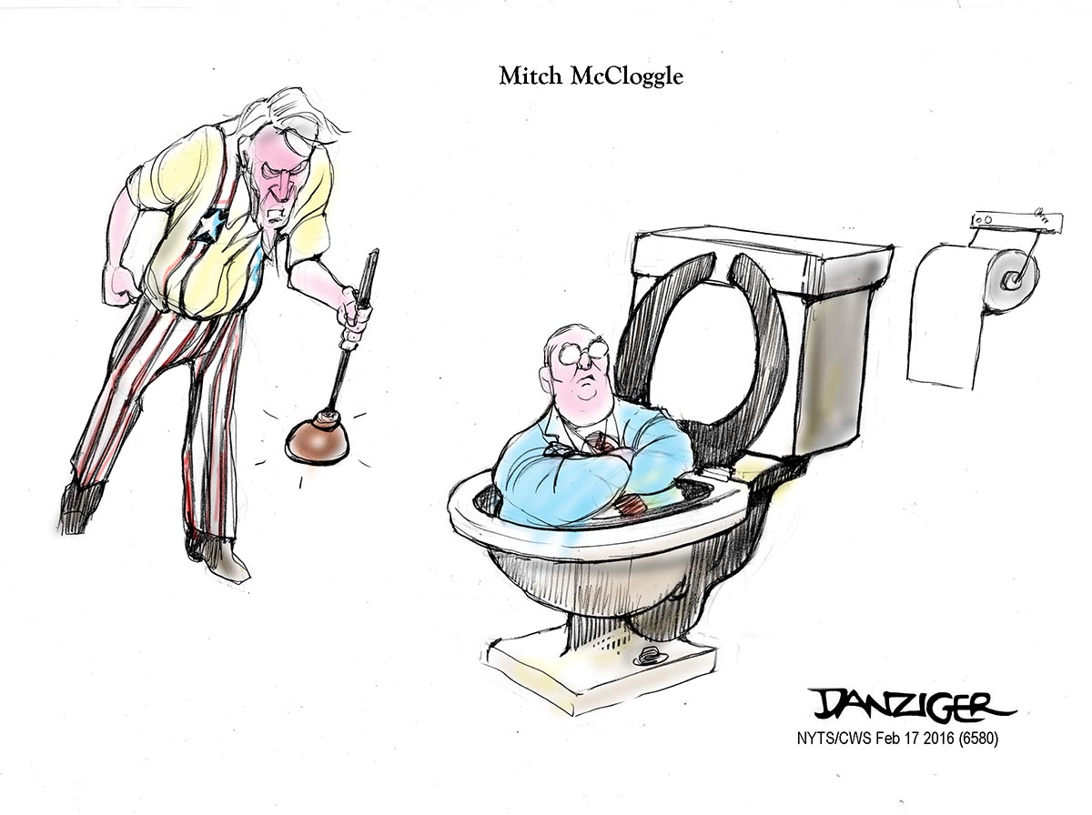 McConnell, Supreme Court nomination, political cartoon